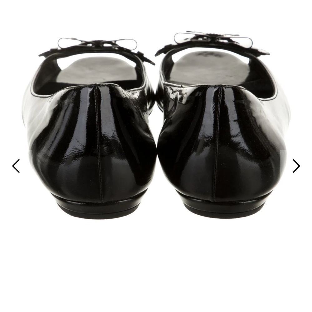 Gucci Embellished Ballet Flats in Black Patent Leather - Picture 3 of 9